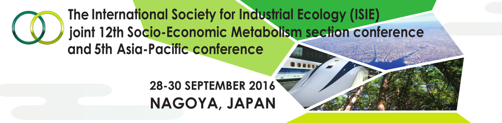 The Joint 12th ISIE Socio-Economic Metabolism section coference and the 5th ISIE Asia-Pacific conference
